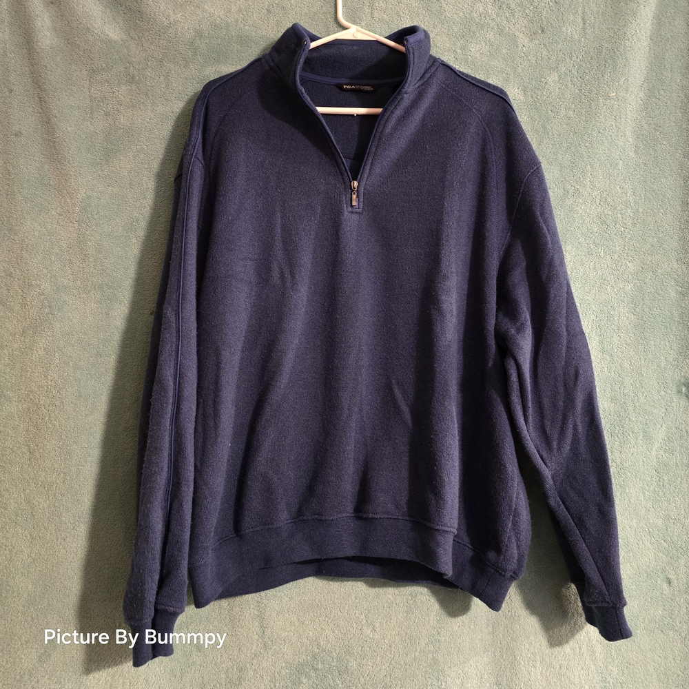 PGA Tour Men's Pullover 1/4 Zip Sweatshirt Size Large